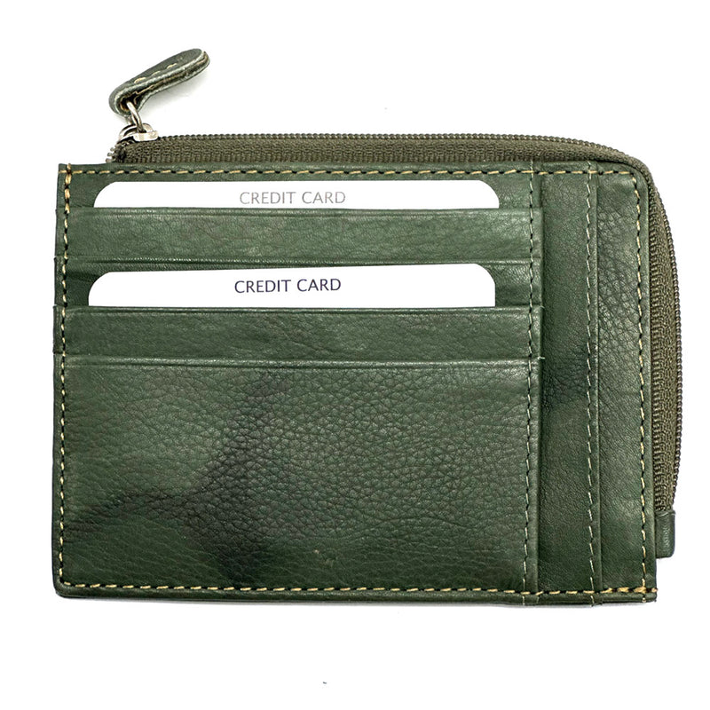 Swami Card Holder with Zip-8