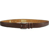 Saverio Brown Leather Belt 35 MM