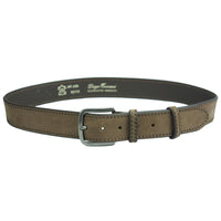 Brown: A classic essential, the Fiorentino Rustic Leather Belt in Saddle Brown.