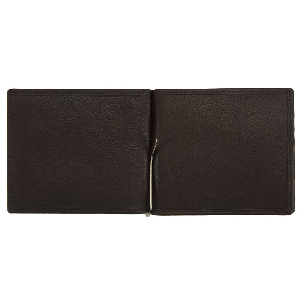 Gianni leather wallet in brown