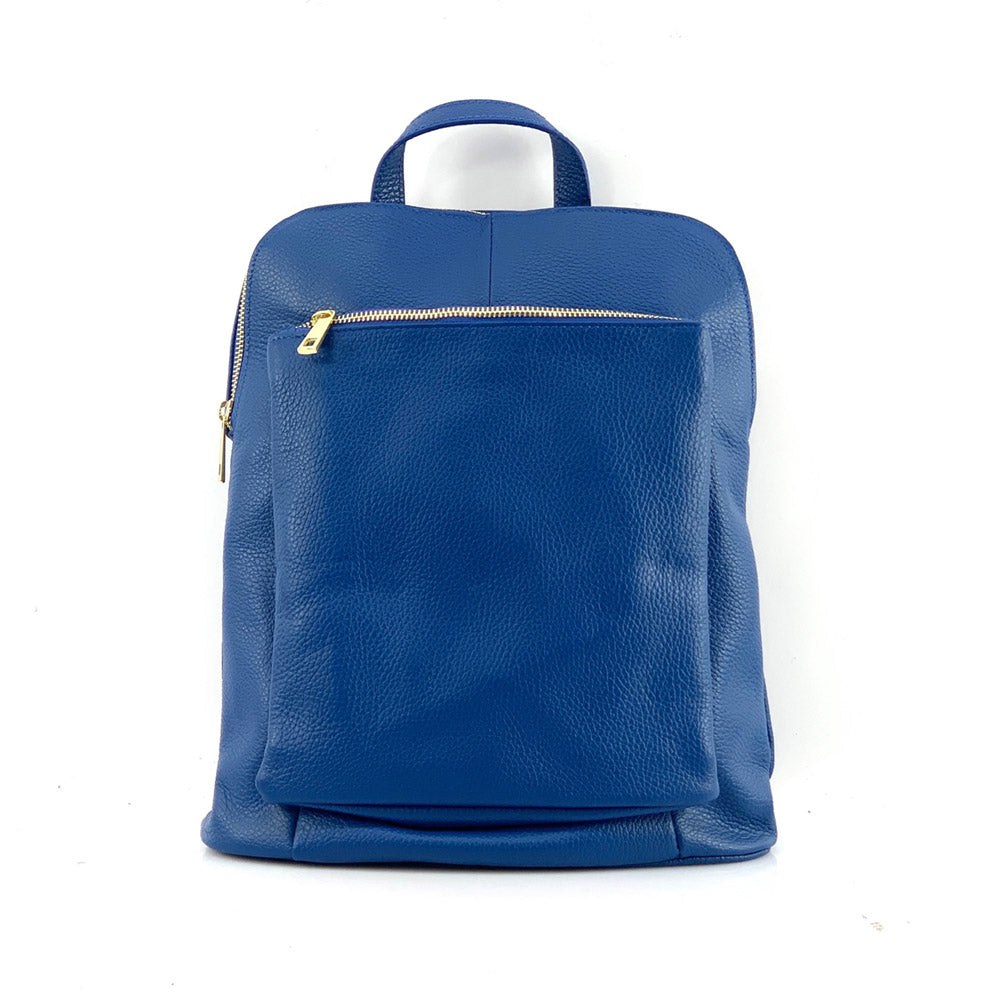 backpack s - Ghita leather in blue