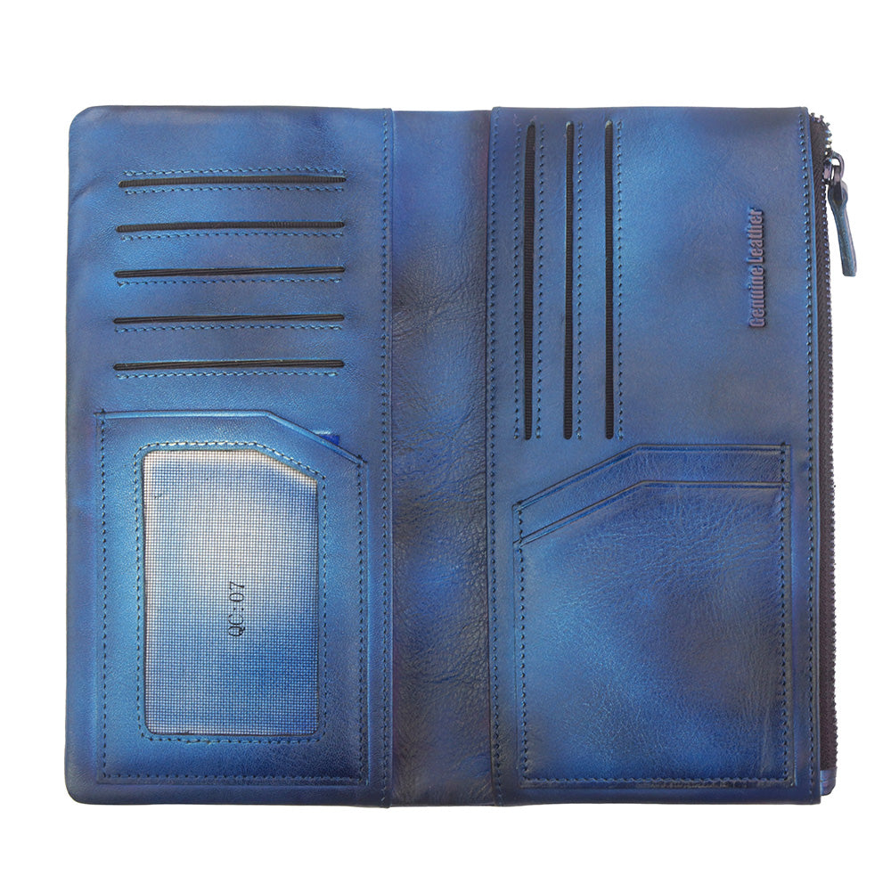 Wallet Agostino in vintage leather-0