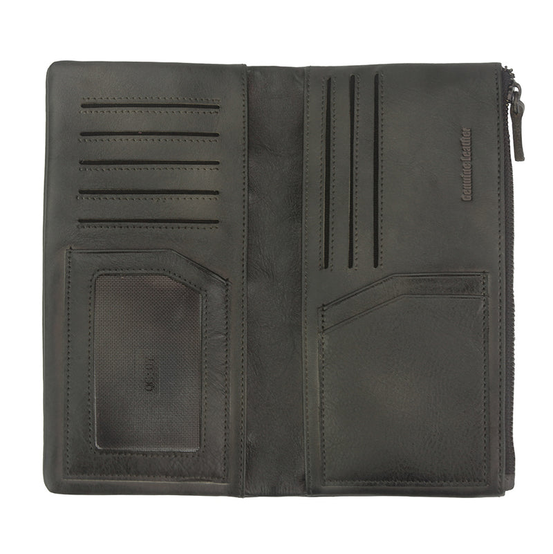 Wallet Agostino in vintage leather-8
