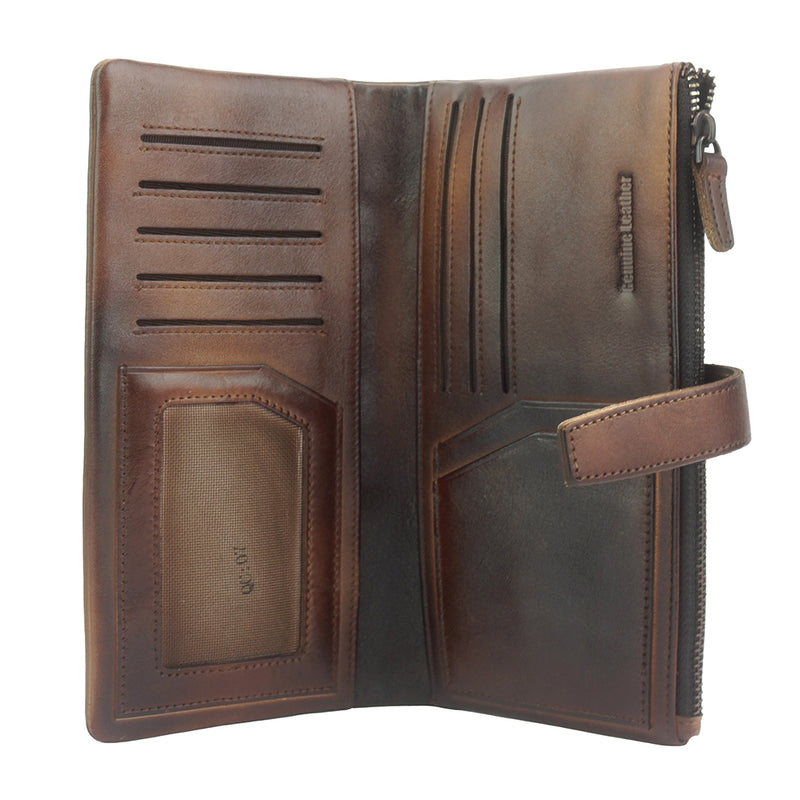 Wallet Agostino in vintage leather-19
