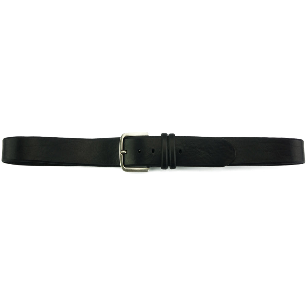 Giuseppe 40 MM full grain black leather belt