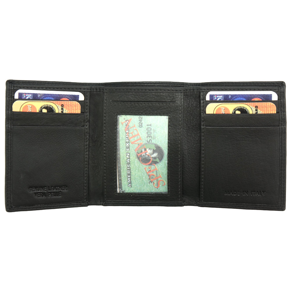 Valter soft black leather wallet