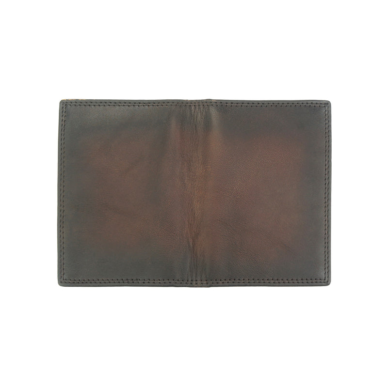 Card Holder Enveloppe in vintage leather-4