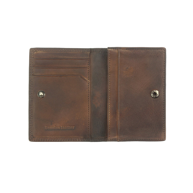 Card Holder Enveloppe in vintage leather-5
