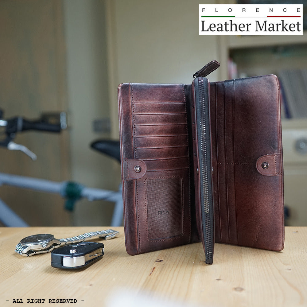 Wallet Boris in vintage leather-11