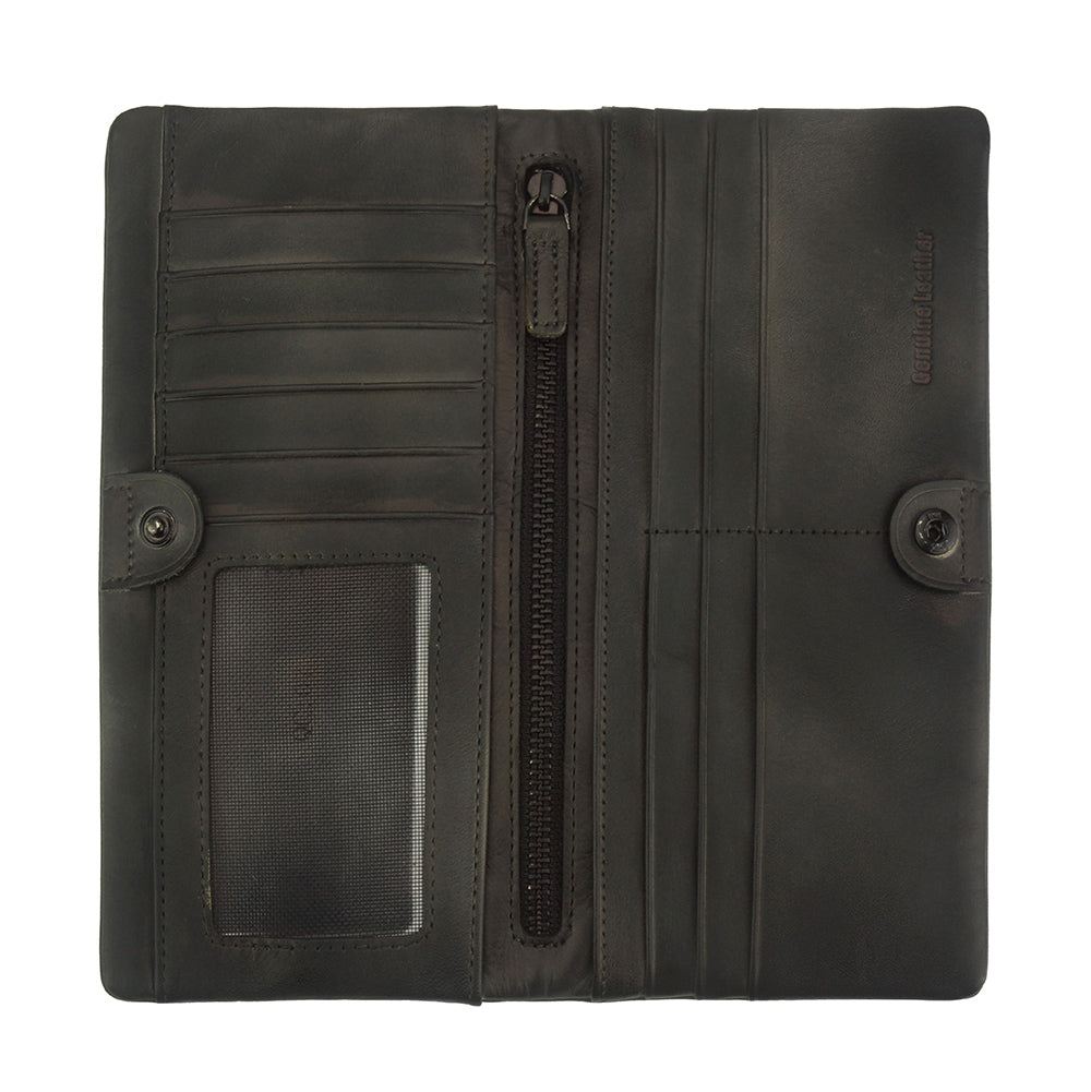 Wallet Bernardo in vintage leather-0