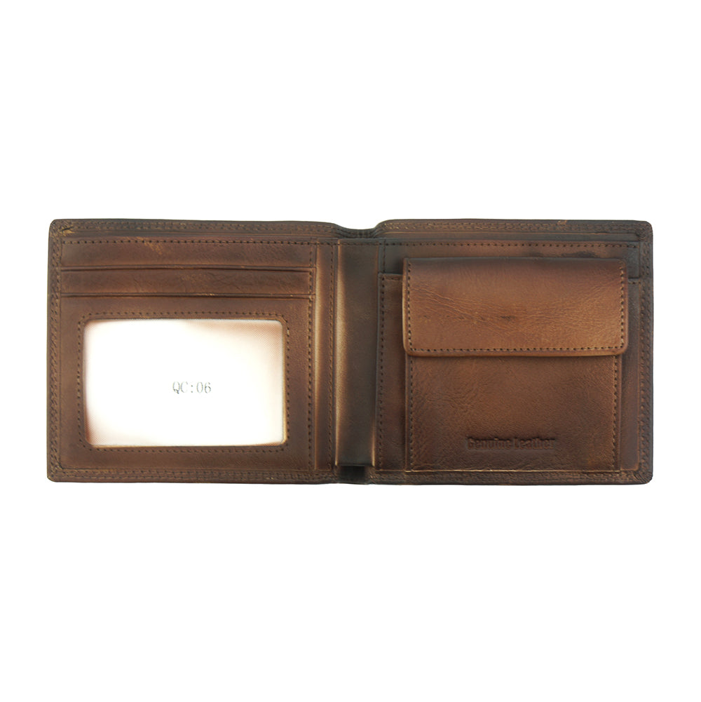 Wallet Attilio in vintage leather-14