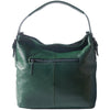 Front view of Spontini leather Handbag in green