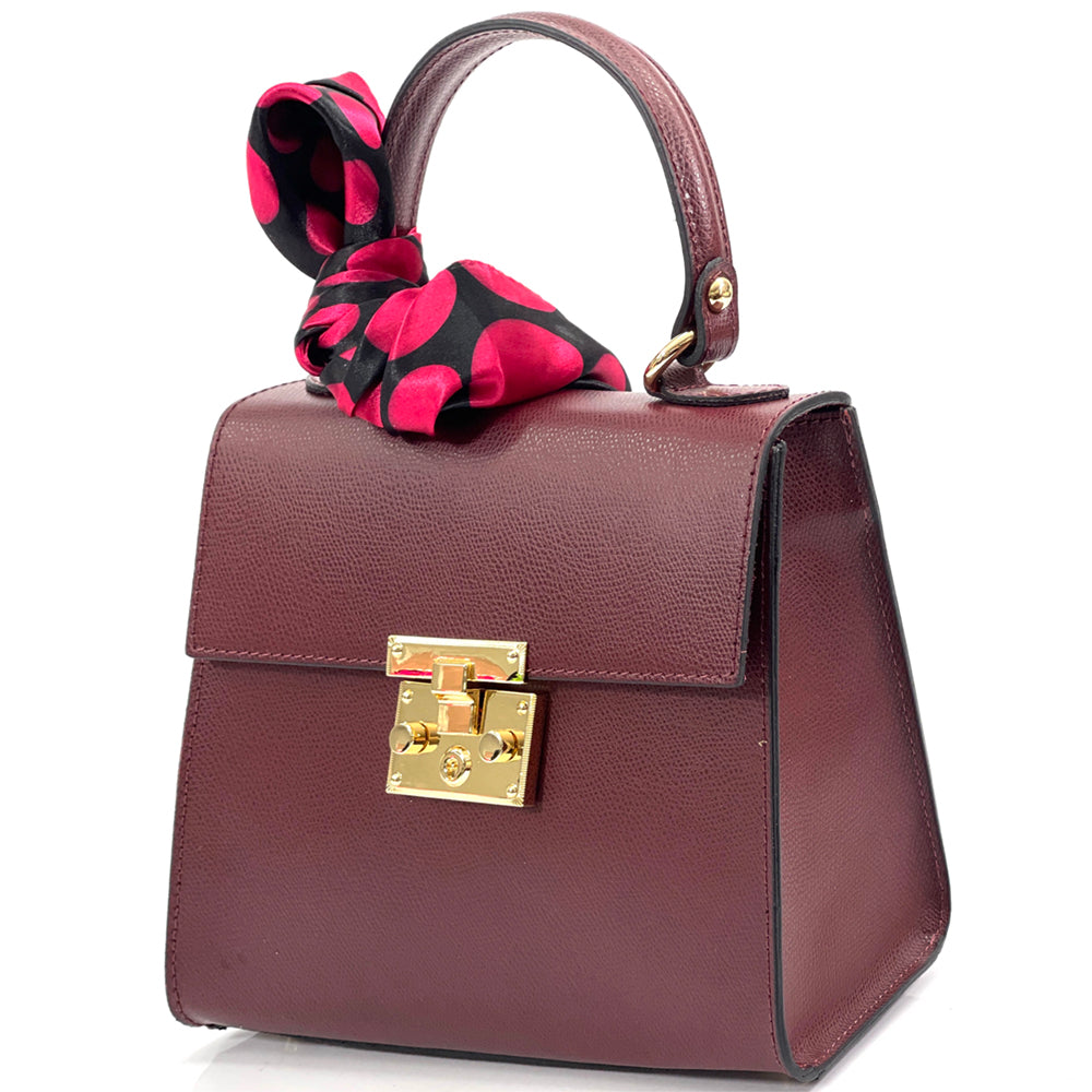 Bella Mini Tote small leather handbag-16