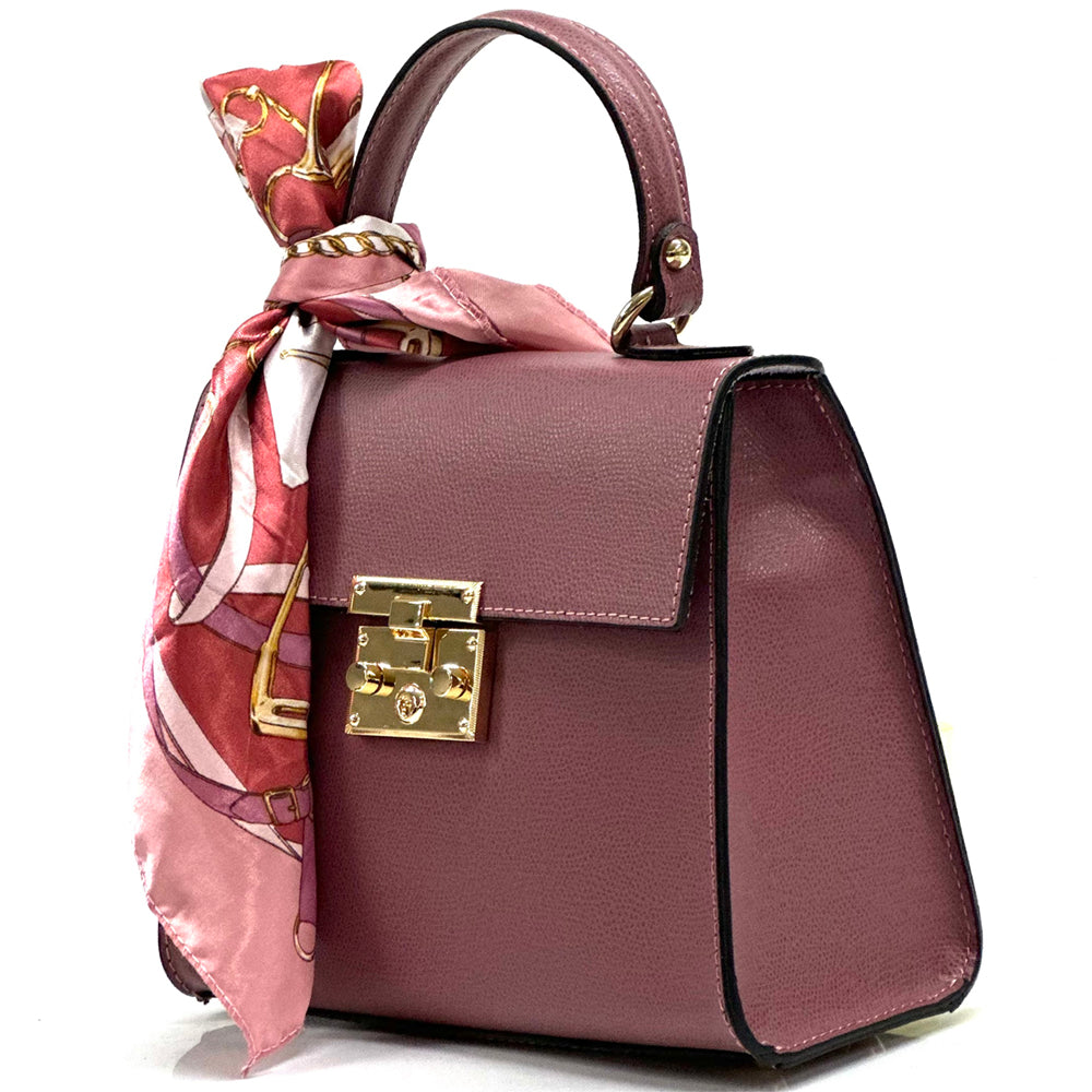 Bella Mini Tote small leather handbag-13