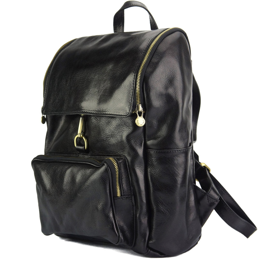 Connor Backpack in leather-0