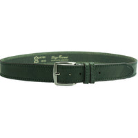 Green Cassidy Belt with multiple holes for a comfortable fit