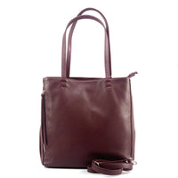 Ludovica leather shoulder bag-9