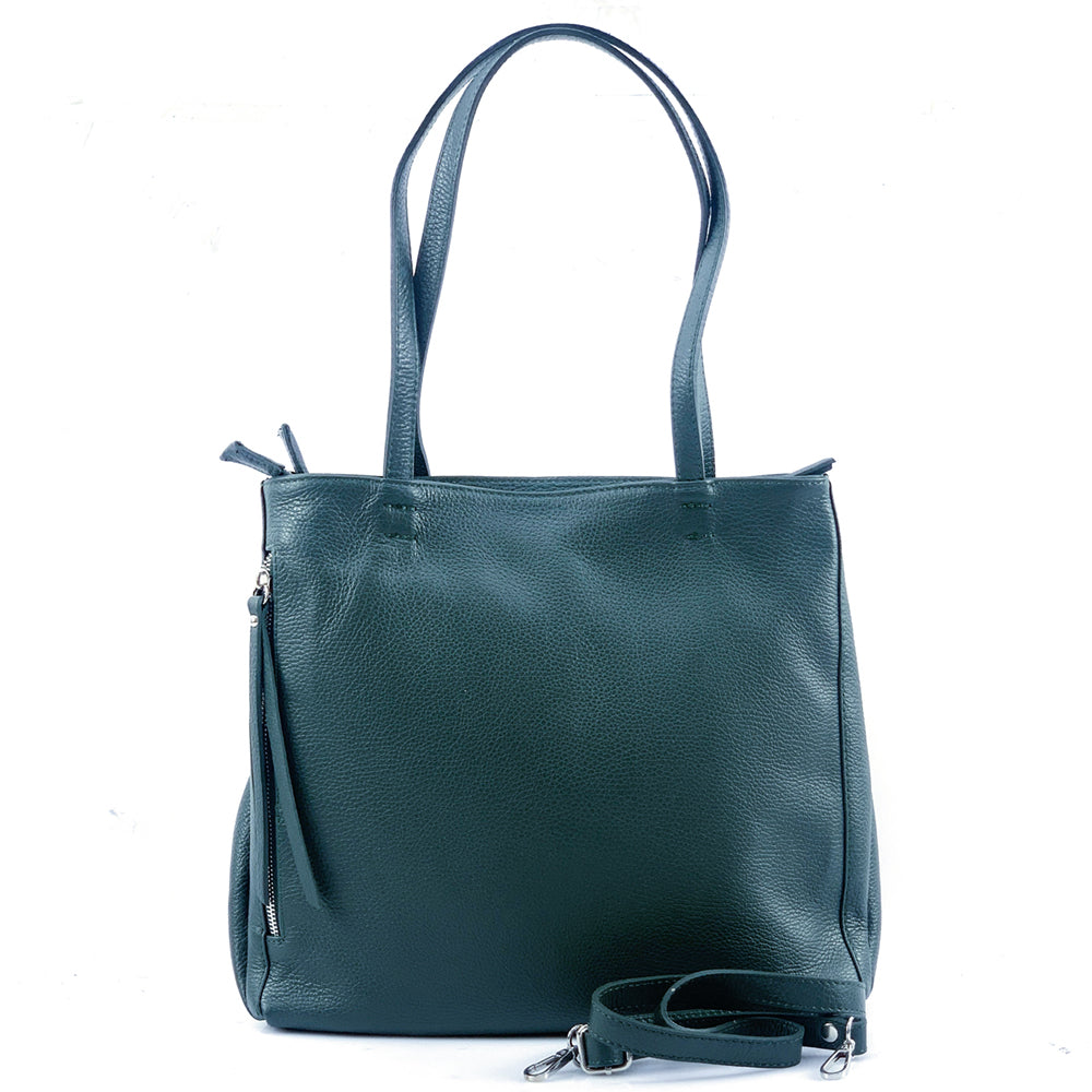 Ludovica leather shoulder bag-8
