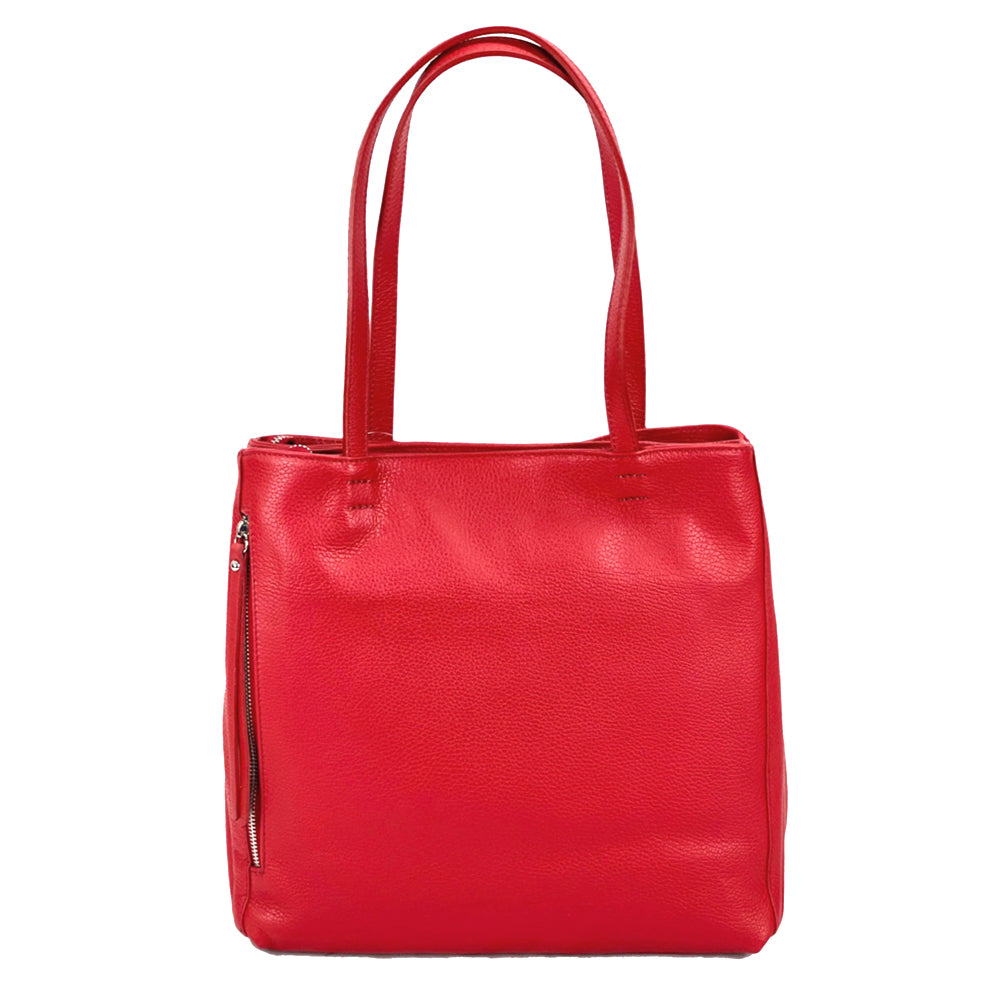 Ludovica leather shoulder bag-13