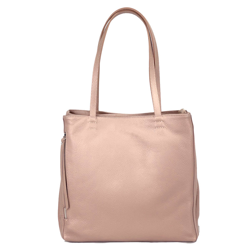 Ludovica leather shoulder bag-12