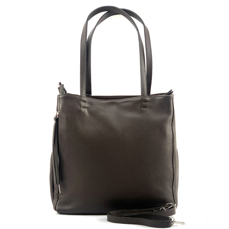 Ludovica leather shoulder bag-15