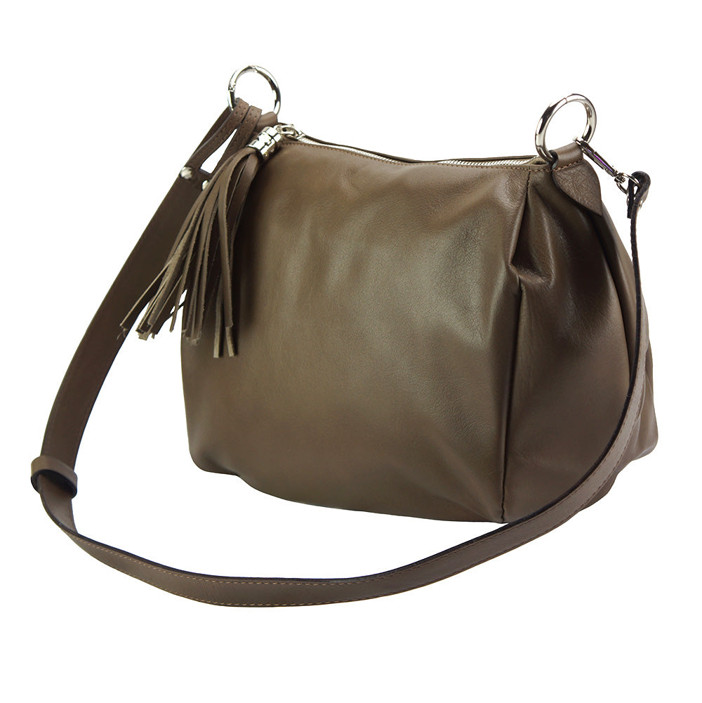 Luisa leather shoulder bag-0