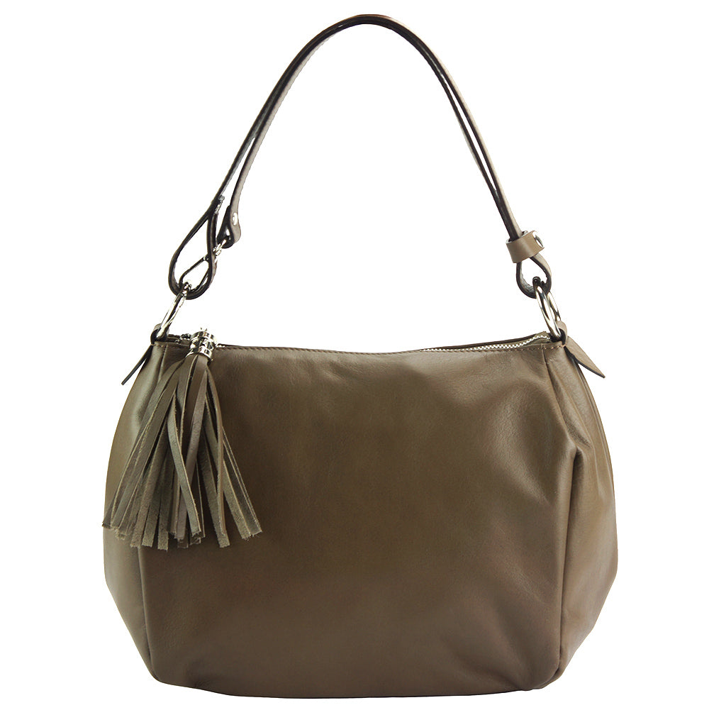 Leather shoulder bag - Stock-8