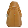 Nissim Brown Leather Rucksack - Premium leather, compact design for the urban adventurer.