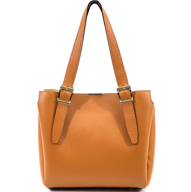 Alyssa leather shopping bag-17