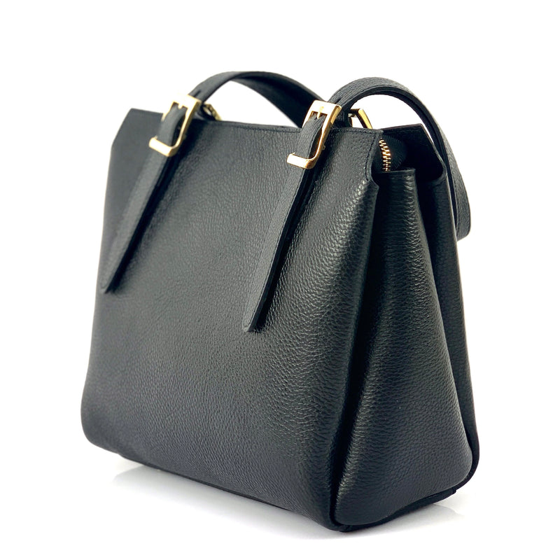 Alyssa leather shopping bag-4