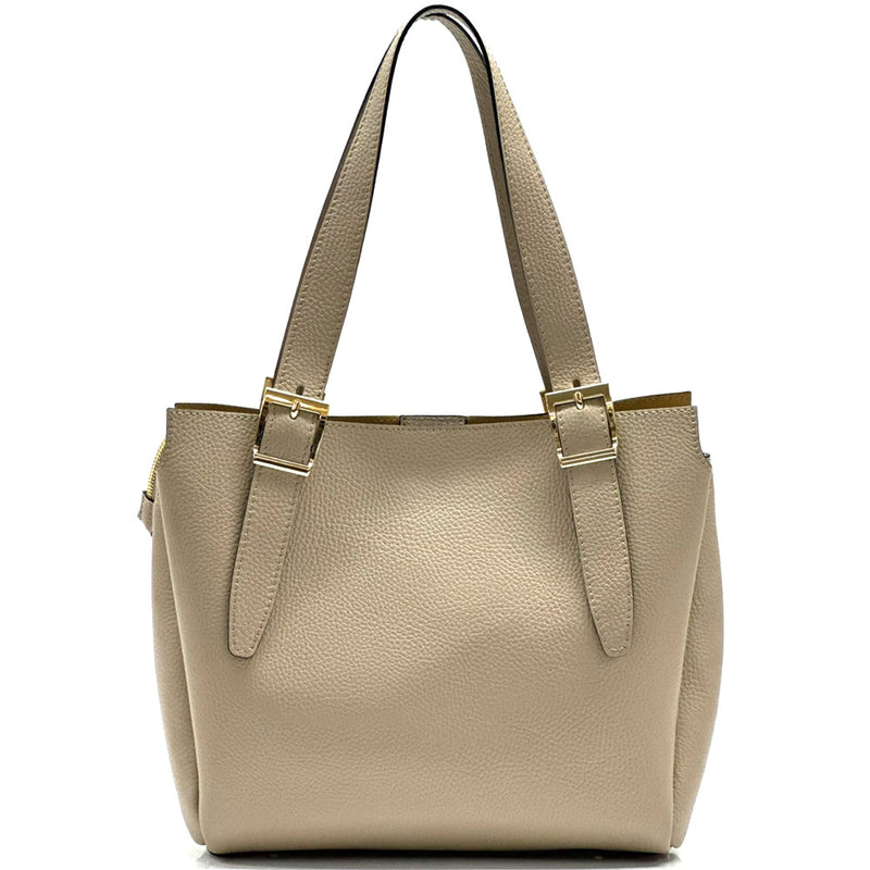 Alyssa leather shopping bag-13