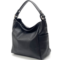 Betta leather shoulder bag-1