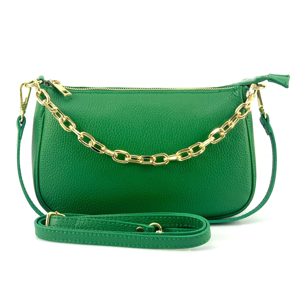 Little Green bag with gold chain