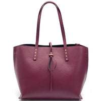 Belinda leather shopping bag-20
