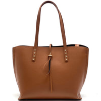 Belinda leather shopping bag-18