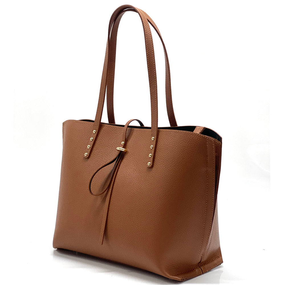 Belinda leather shopping bag-1