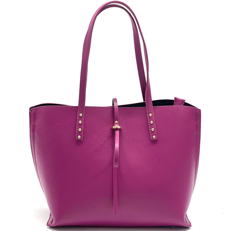 Belinda leather shopping bag-21