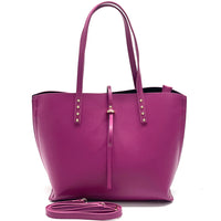 Belinda leather shopping bag-6