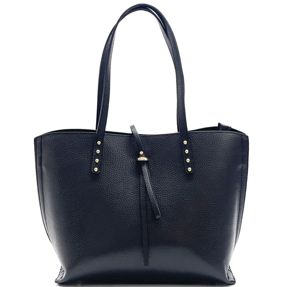 Belinda leather shopping bag-22