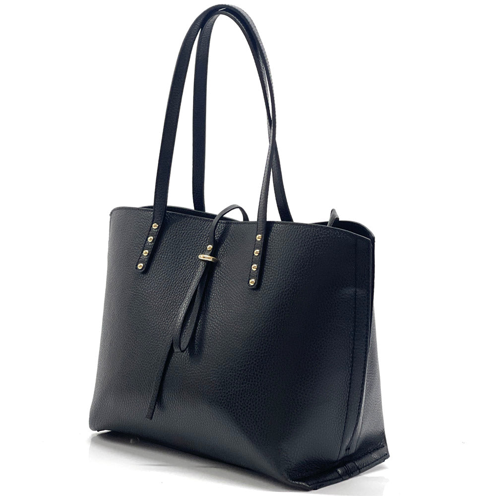 Belinda leather shopping bag-9