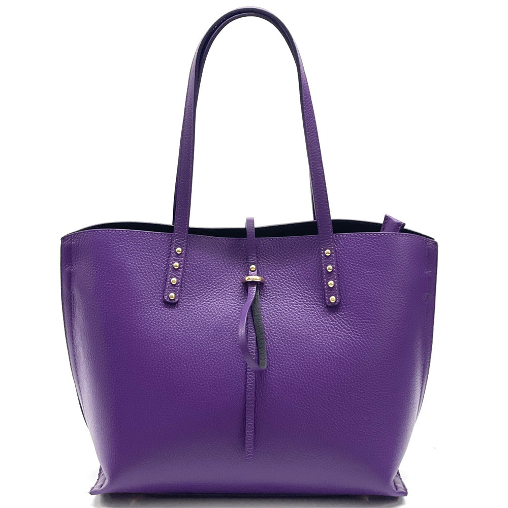 Belinda leather shopping bag-26