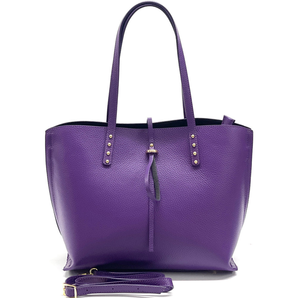Belinda leather shopping bag-16