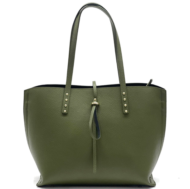 Belinda leather shopping bag-25