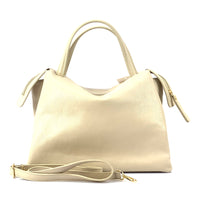 Maya Leather handbag in white