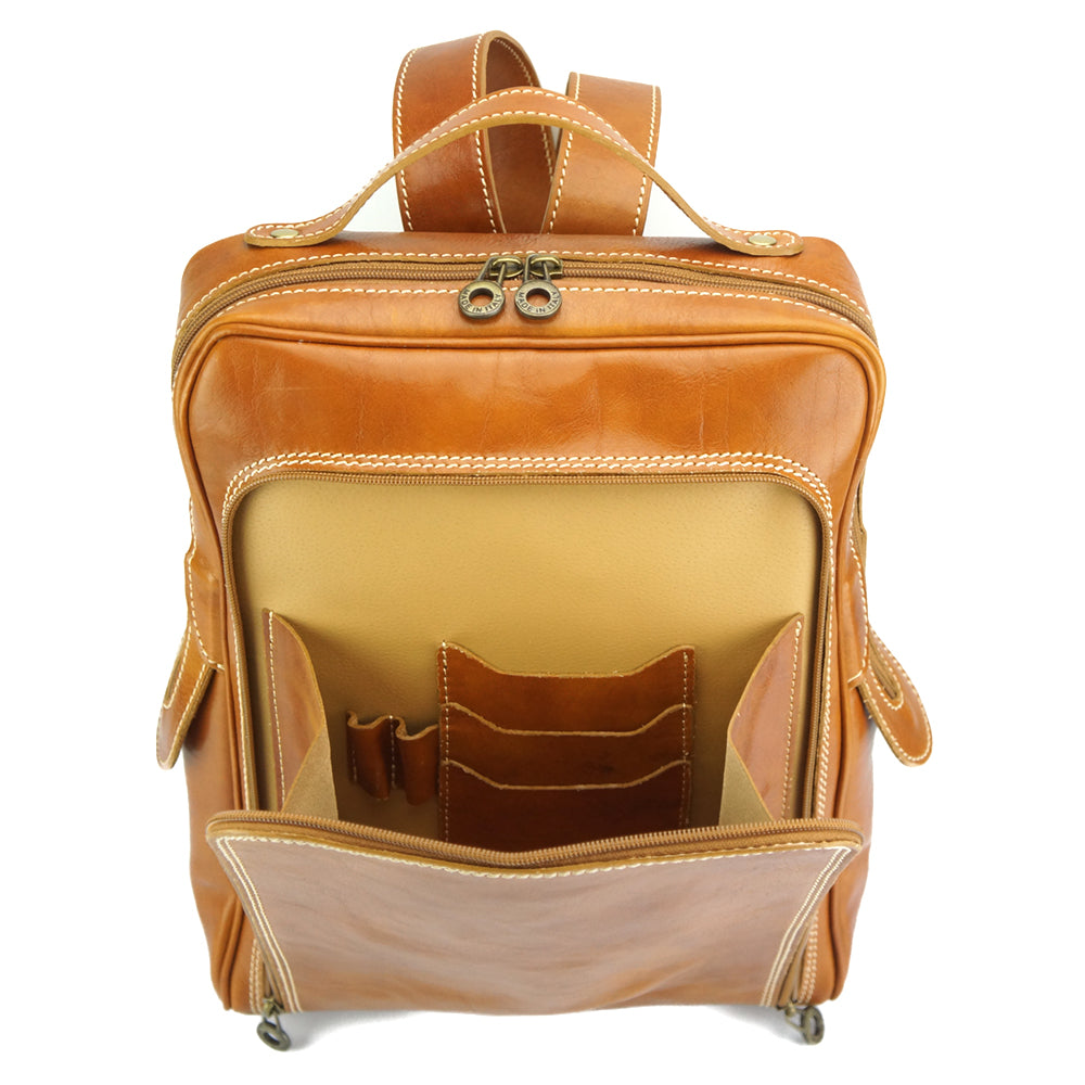 Gabriele leather backpack-17