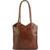 Cloe V leather shoulder bag-38