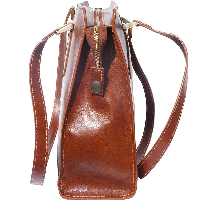 Verdiana leather shoulder bag-5