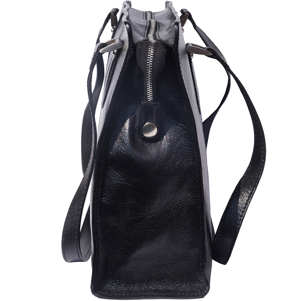 Verdiana leather shoulder bag-9