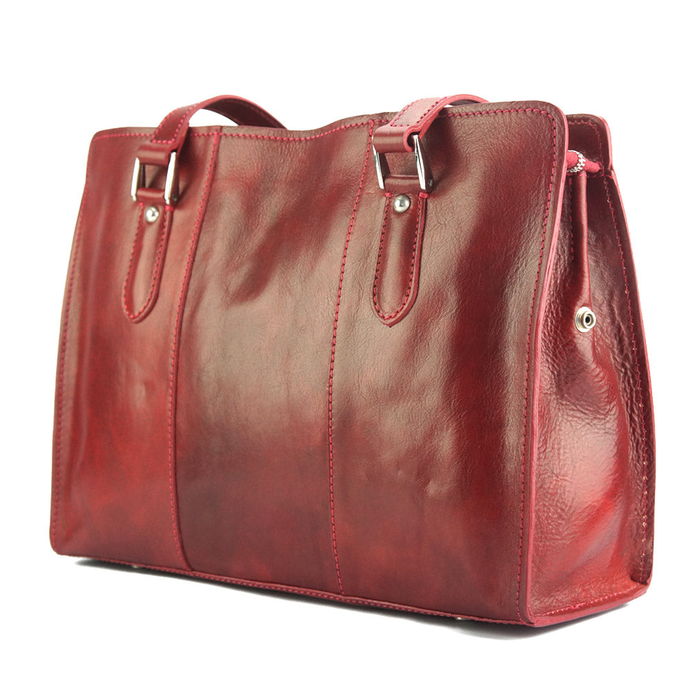 Verdiana leather shoulder bag-12