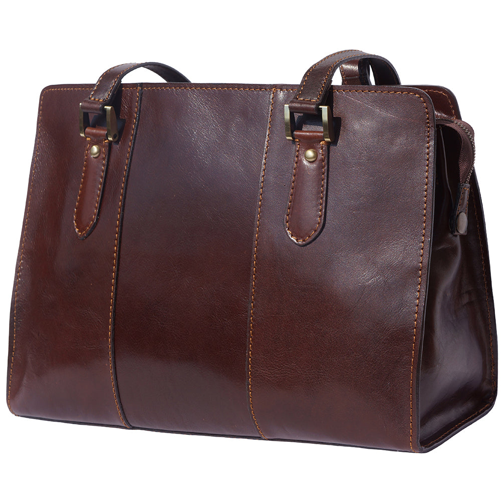 Verdiana leather shoulder bag-15